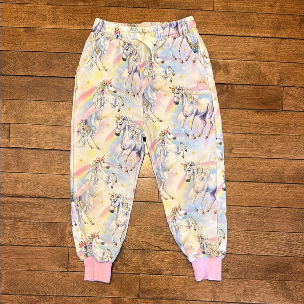 Unicorn Print Kids Sweatpants